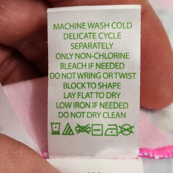 Lilly Pulitzer Dress Women Small Blue Pink Floral Sophie Ruffle Shift 3/4 Sleeve - Picture 9 of 11